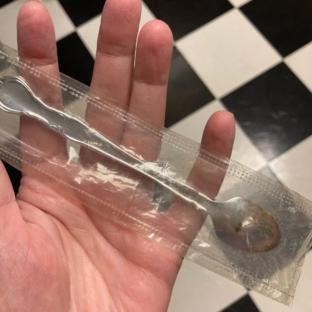 Vintage NEW Infant Spoon - Affection by Oneida Community Silverplate Flatware